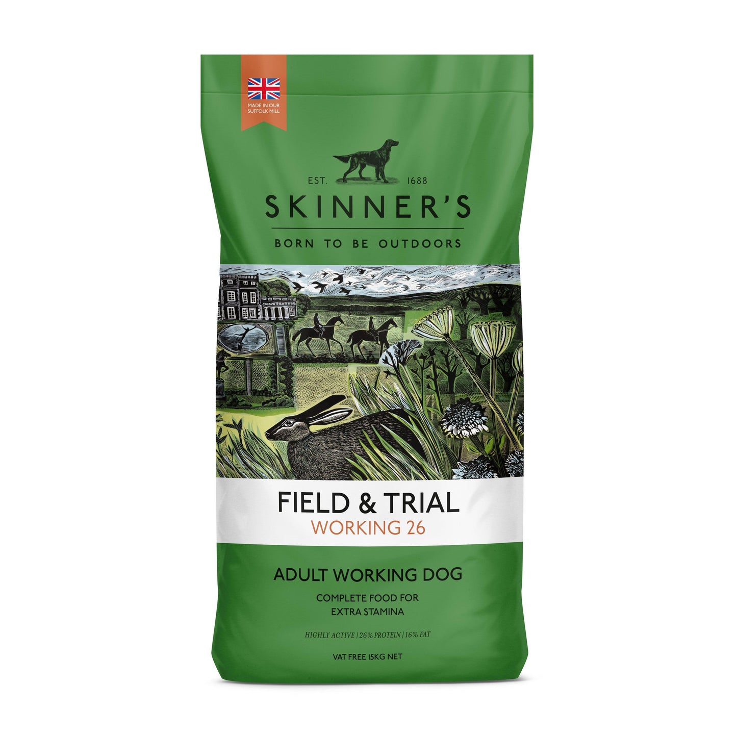 Skinners Field & Trial Working 26 15kg - North East Pet Shop Skinners