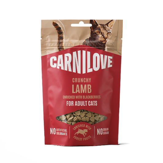 Carnilove Lamb with Blackberries Crunchy Cat Treats 50g