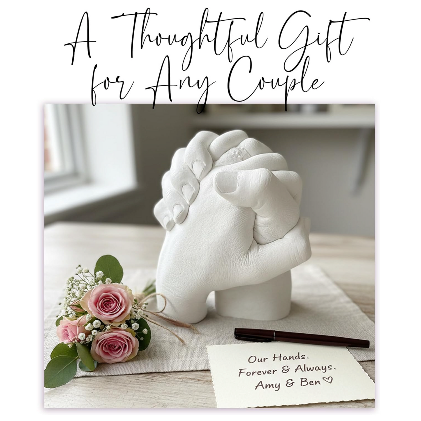 3D Hand Casting Couples Keepsake Kit