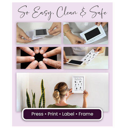 Family Fingerprints Picture Frame