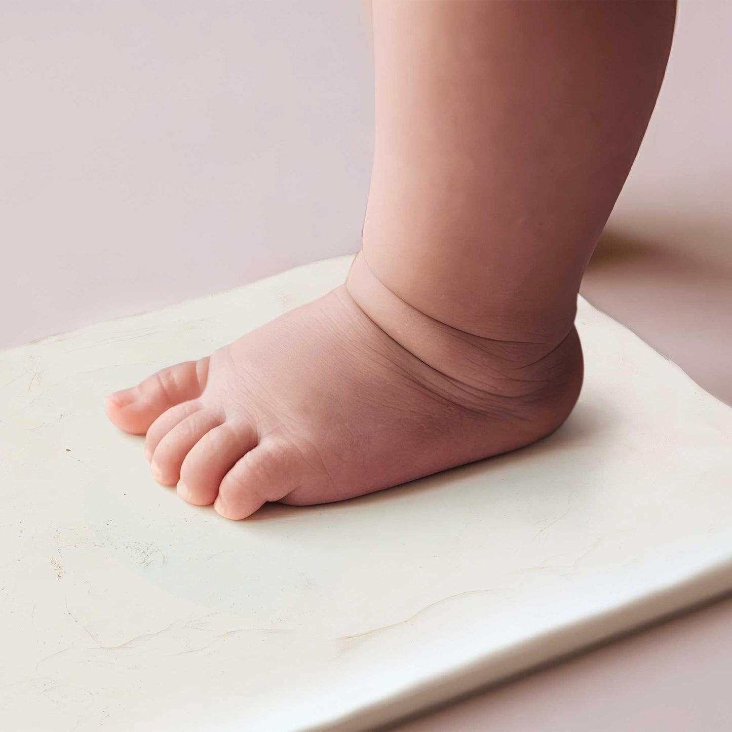 Baby Hand or Foot Print Clay Impression Tin