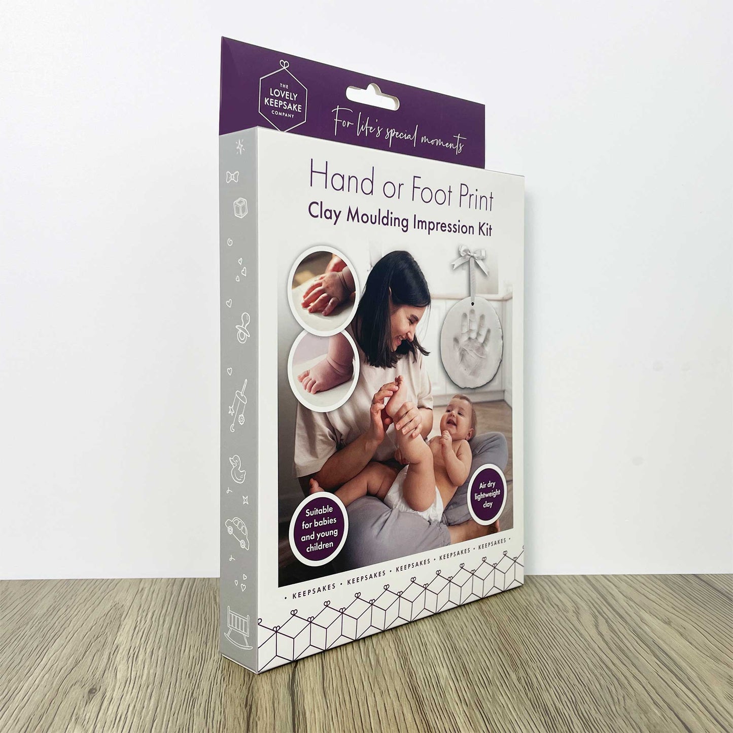 Baby Hand or Foot Print Clay Moulding Kit