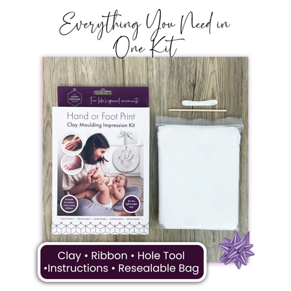 Baby Hand or Foot Print Clay Moulding Kit