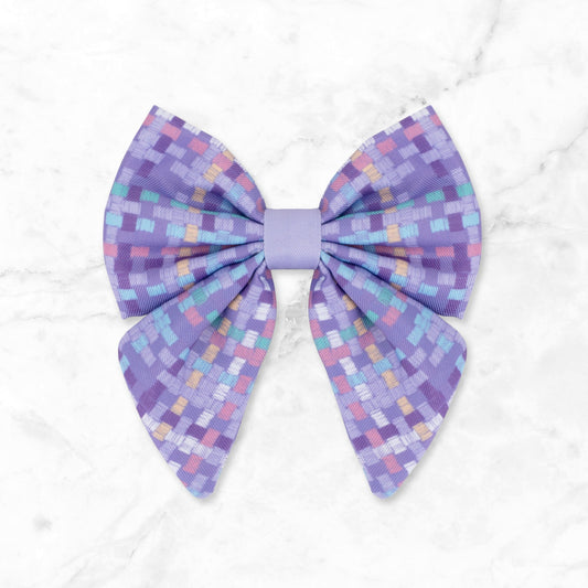 Dog Sailor Bow: Belgravia Sugarplum