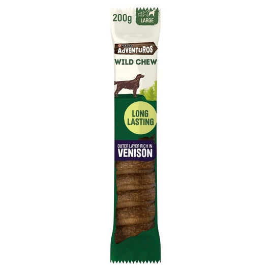 Adventuros Wild Chews Venison 200g (Medium) - North East Pet Shop Adventuros