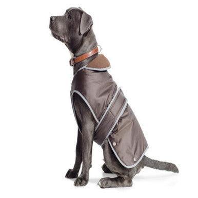 Ancol Stormguard Dog Coat Chest Protector Choc Medium - North East Pet Shop ANCOL