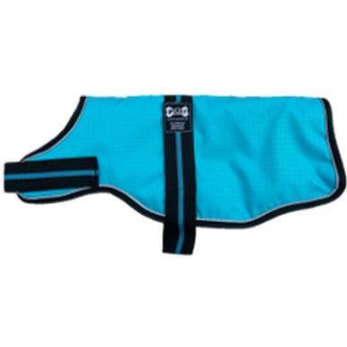 Animate Dachshund Padded Teal Dog Coat with adjustable belly strap 15Inch - North East Pet Shop Animate