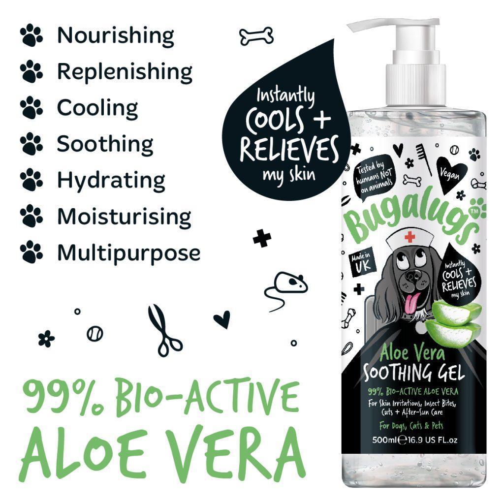 Bugalugs Aloe Vera Gel - North East Pet Shop Bugalugs