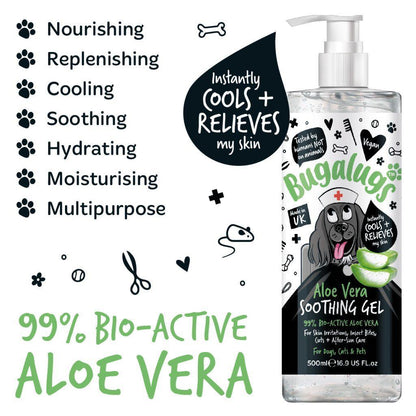 Bugalugs Aloe Vera Gel - North East Pet Shop Bugalugs