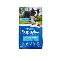 Burgess Supadog Adult Complete Dog Active - North East Pet Shop Burgess