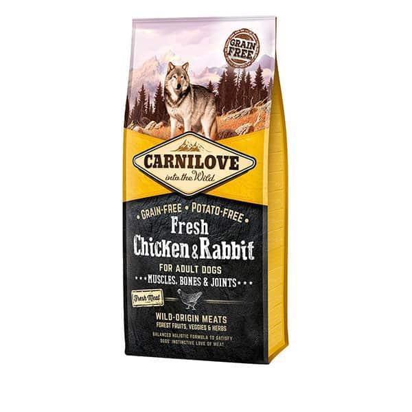 Carnilove Fresh Chicken & Rabbit Dog Food - North East Pet Shop Carnilove