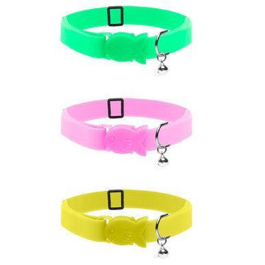 Cat Circus Neon Cat Collars Assorted Pink - North East Pet Shop Cat Circus