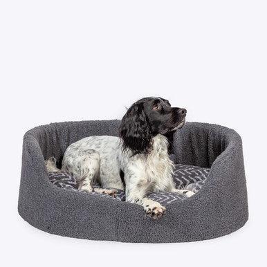 Danish Design Fleece Charcoal Arrows Slumber Bed 35 Inch - North East Pet Shop Danish Deisgn