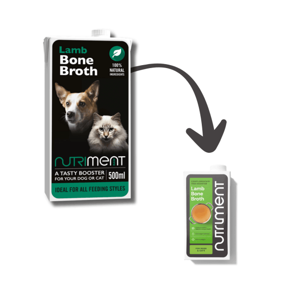Lamb Bone Broth 500ml - North East Pet Shop Nutriment