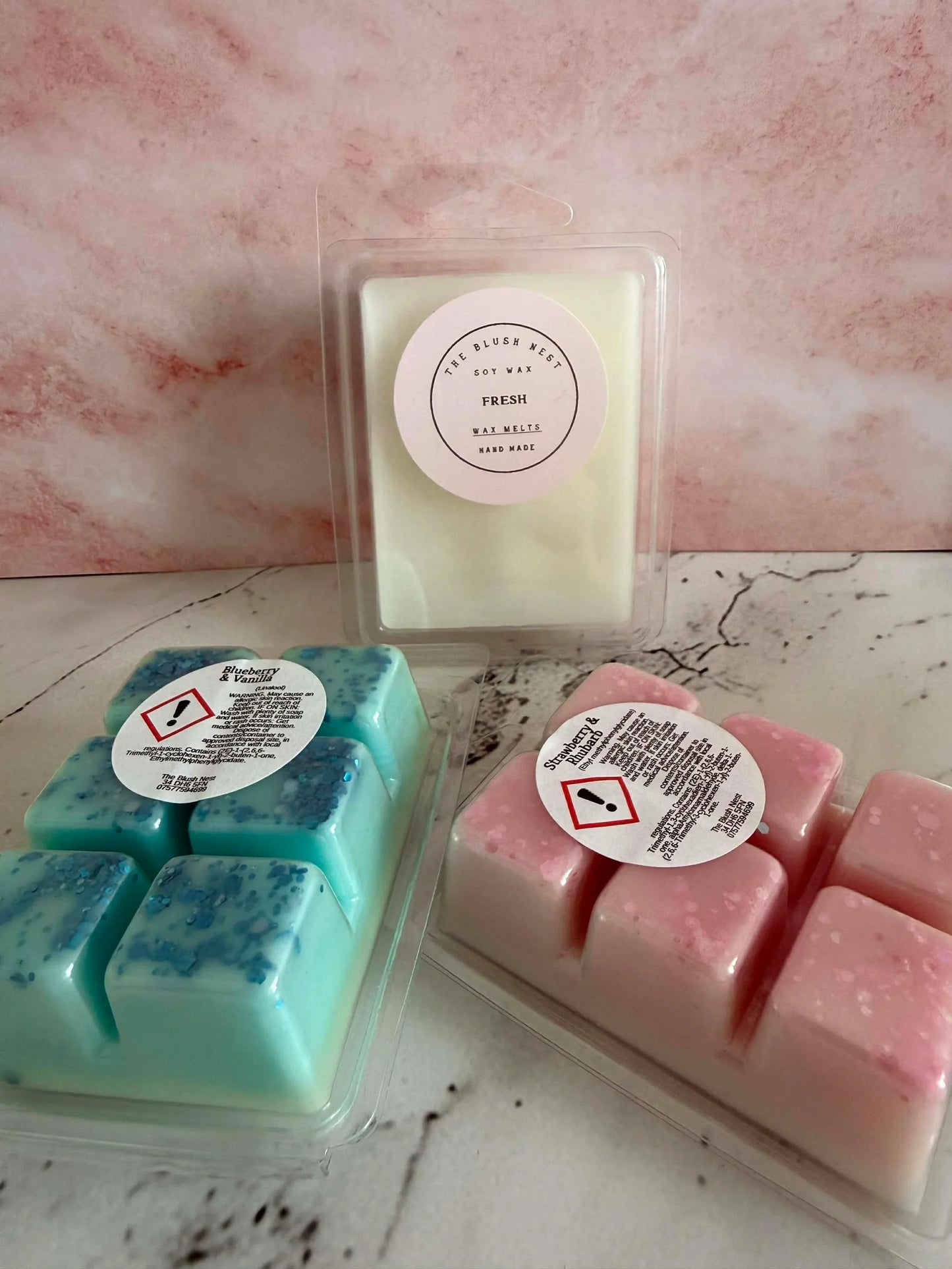 Blush Nest Wax Melt Snap Boxes