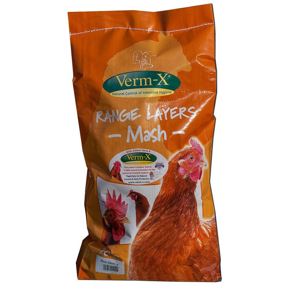 Verm X Layers Mash with Verm-X 20kg - North East Pet Shop Verm-X